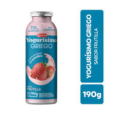 YOGURISIMO GO BEBIBLE/GRIEGO 185grs190/ bot FRUTILLA  (comprando 2 o más pr